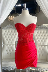 Cheap 2025 Mini Homecoming Dresses Sweetheart Short Lace Hoco Dress