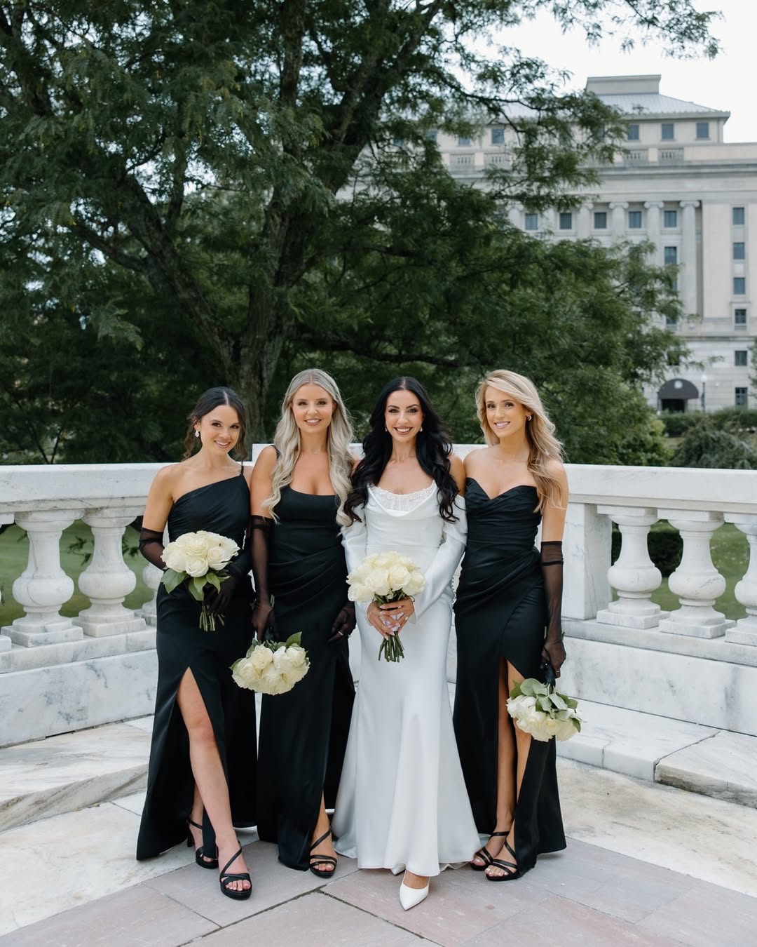 Black Wedding Dress Black Matron Of Honor Dress Mismatched