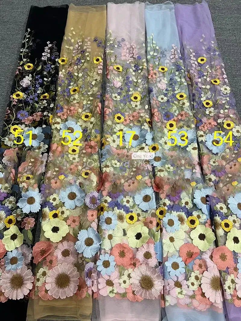 Custom Made Garden Floral Wedding Dresses Off the Shoulder Ball Gown