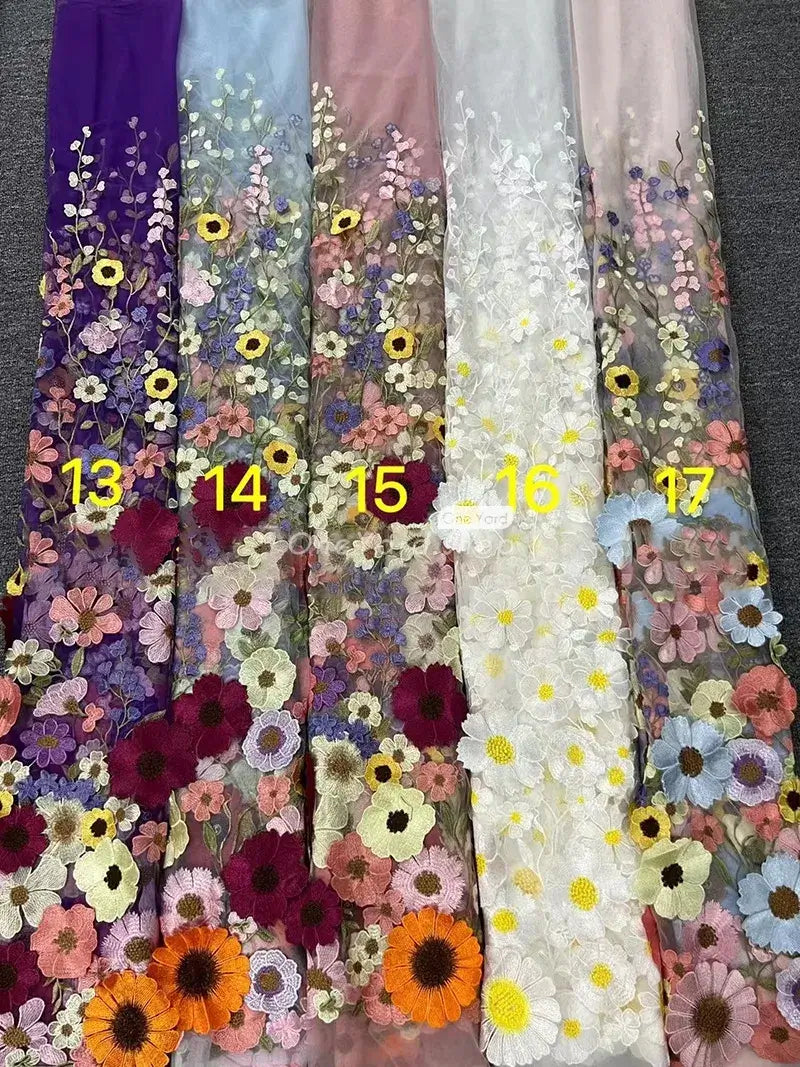 Custom Made Garden Floral Wedding Dresses Off the Shoulder Ball Gown