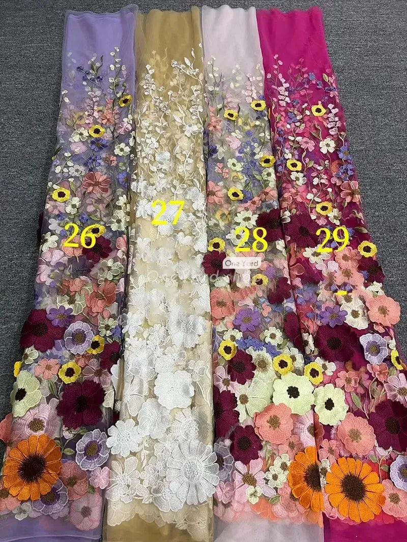 Custom Made Garden Floral Wedding Dresses Off the Shoulder Ball Gown