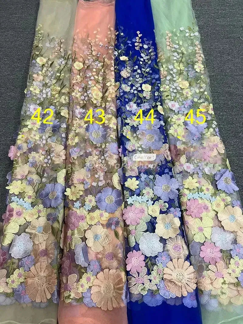Custom Made Garden Floral Wedding Dresses Off the Shoulder Ball Gown