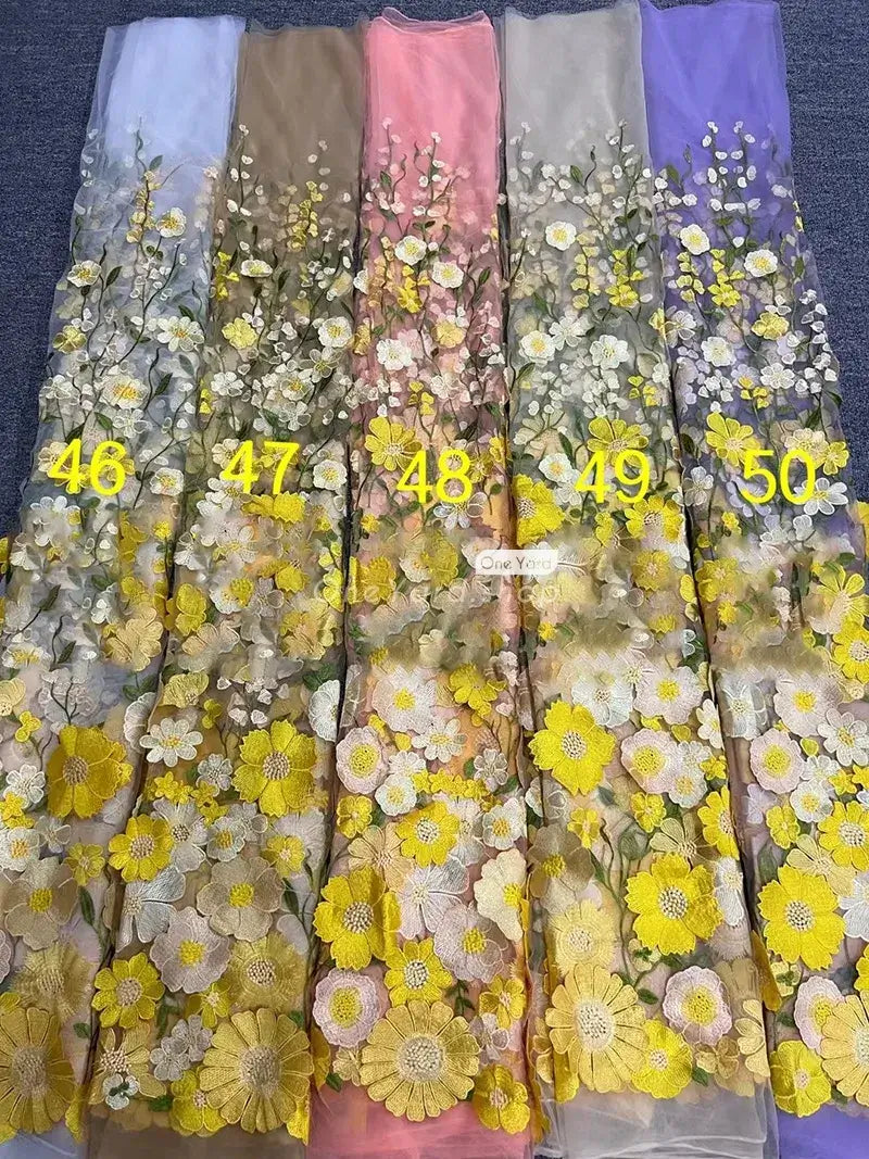 Custom Made Garden Floral Wedding Dresses Off the Shoulder Ball Gown