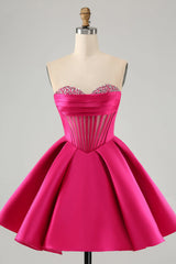 Corset Sage Green Hoco Dress Strapless Tight with Beading