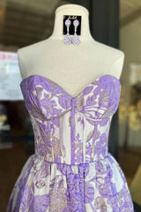 Custom Made Floral Prom Dresses A-Line Sweetheart Mychicdress