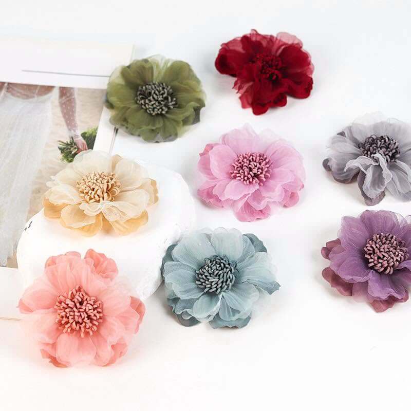 Off-Shoulder Corset Tulle Pink Formal Dress with 3D flowers