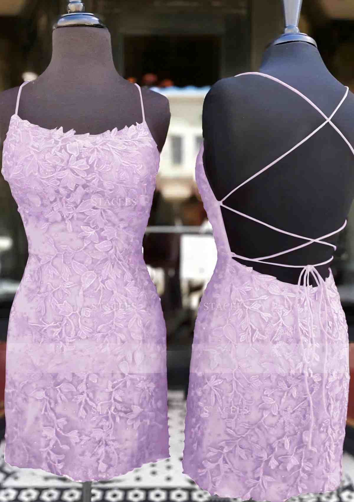 Formal Green Lace Short Homecoming Dresses Graduation Dress