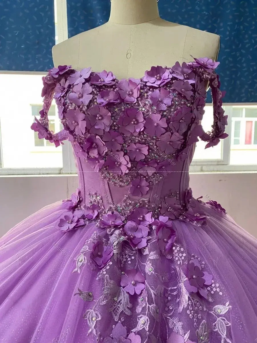 Lilac quinceanera dresses