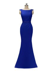 Floor-Length Chiffon Pink Bridesmaid Dress Cheap Sheath/Column Formal Dresses