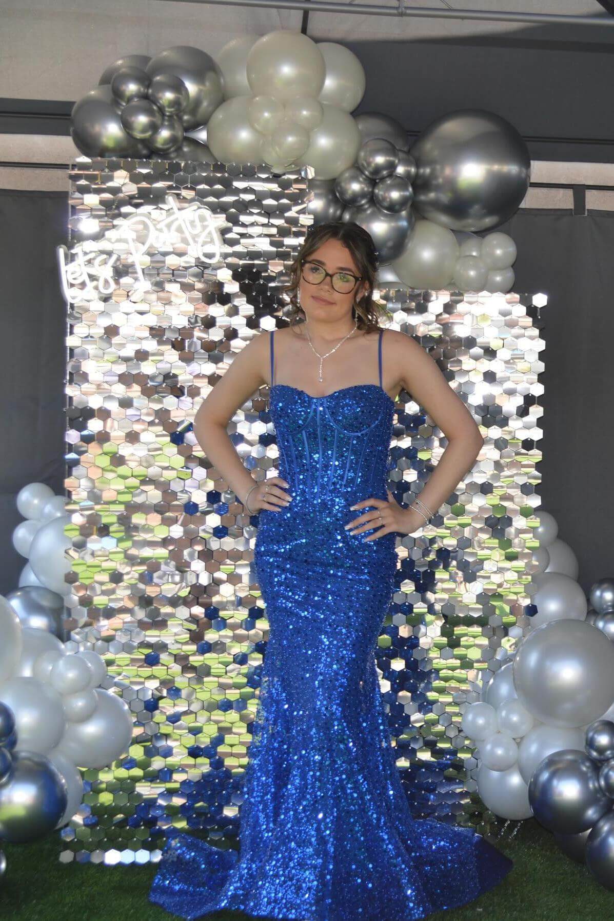 Long Light Sky Blue Prom Dresses Sequins Mermaid Sweetheart