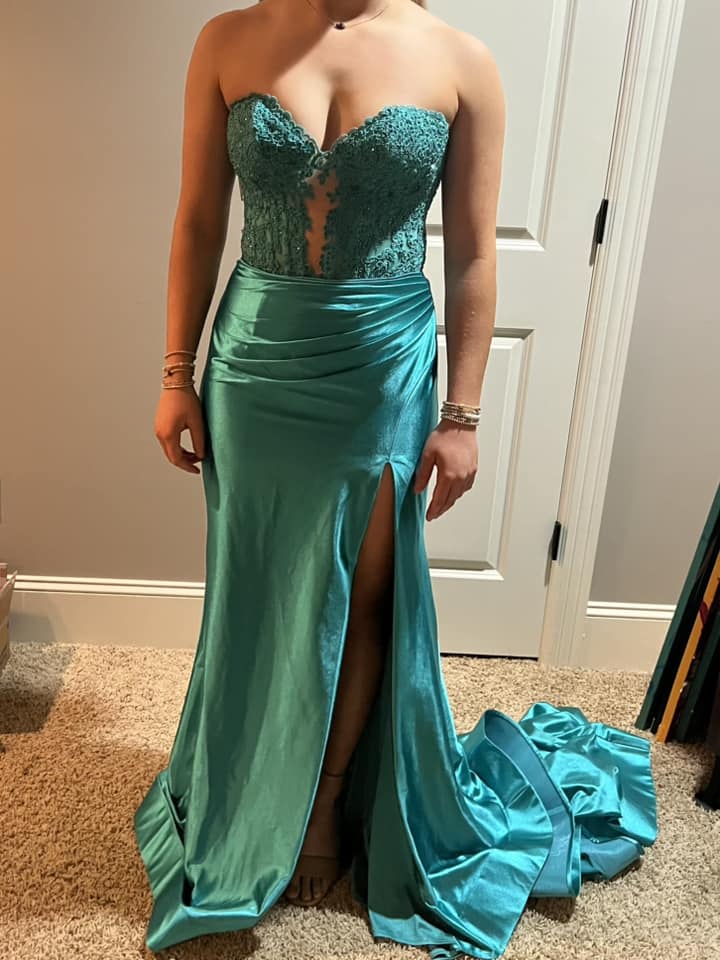 Long Magenta Formal Dress Fuchsia Prom Dress Satin Strapless