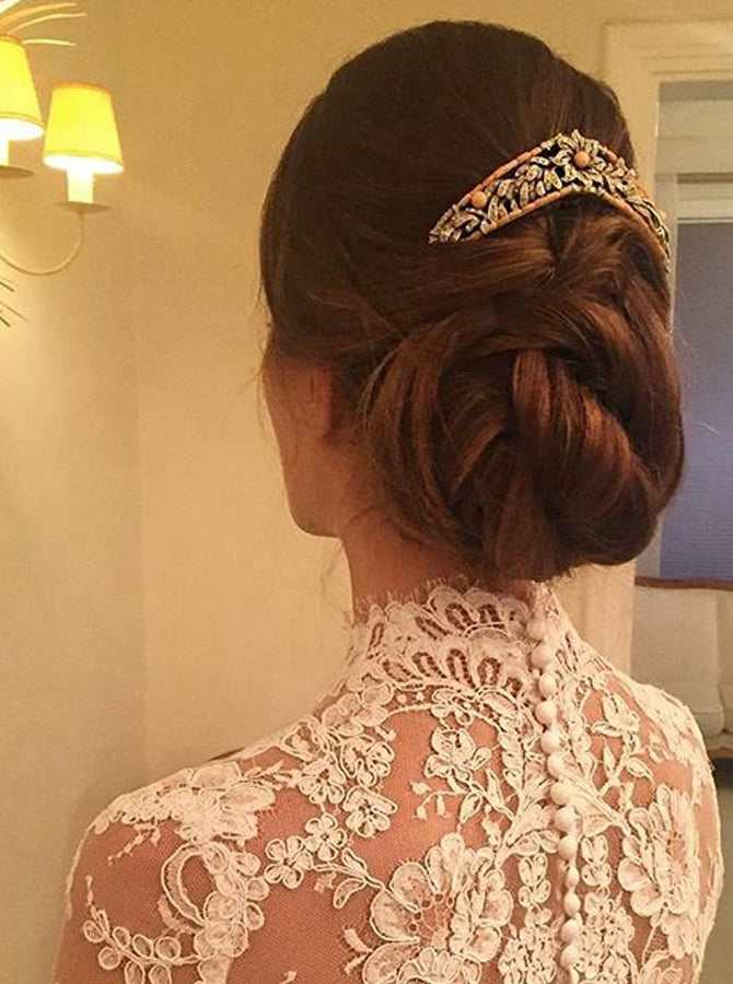 Mermaid High Neck Lace Wedding Dresses Beach Long Sleeves for Brides