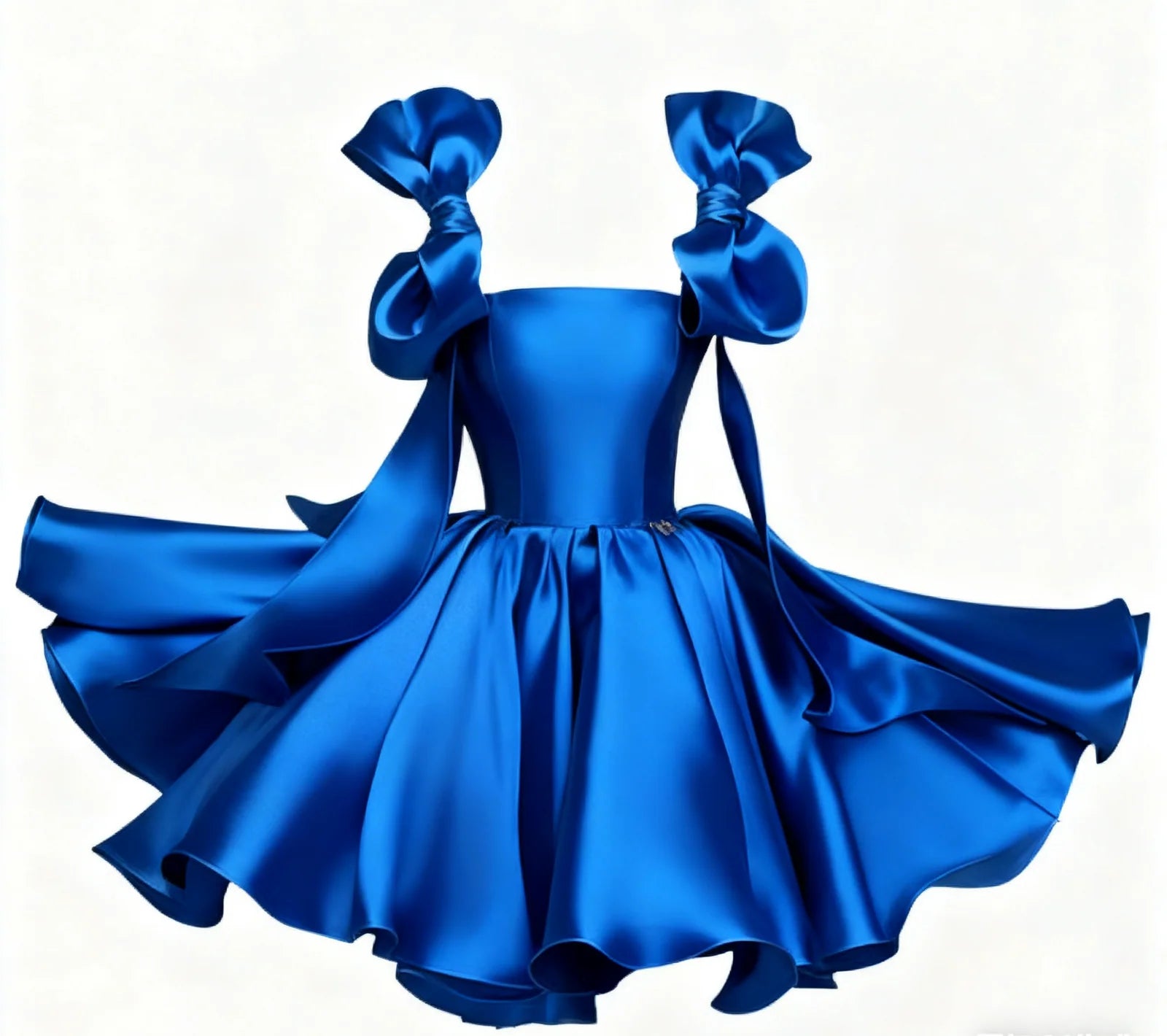 Vestido de fiesta de cumpleaños estilo francés retro con lazo, sin tirantes y abullonado, nuevo estilo 2026