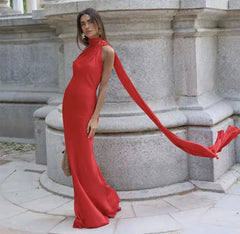 red-satin-wedding-guest-dress-halter-maxi-dress-mychicdress