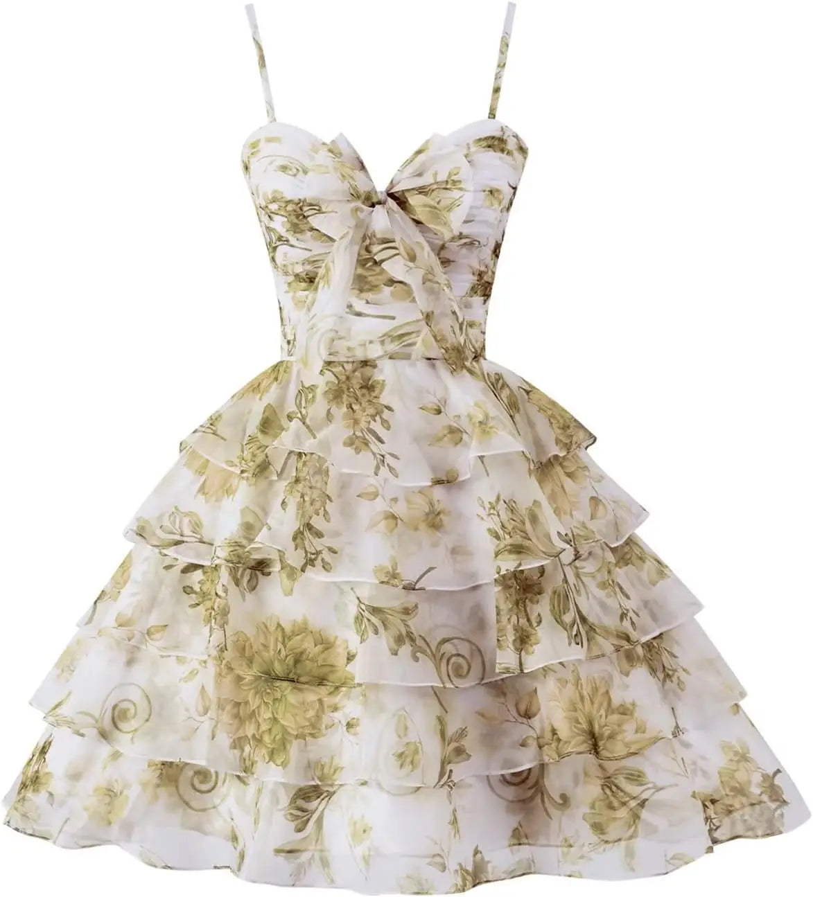 Hot Blue Chiffon Floral Short Homecoming Dress with Ruffles