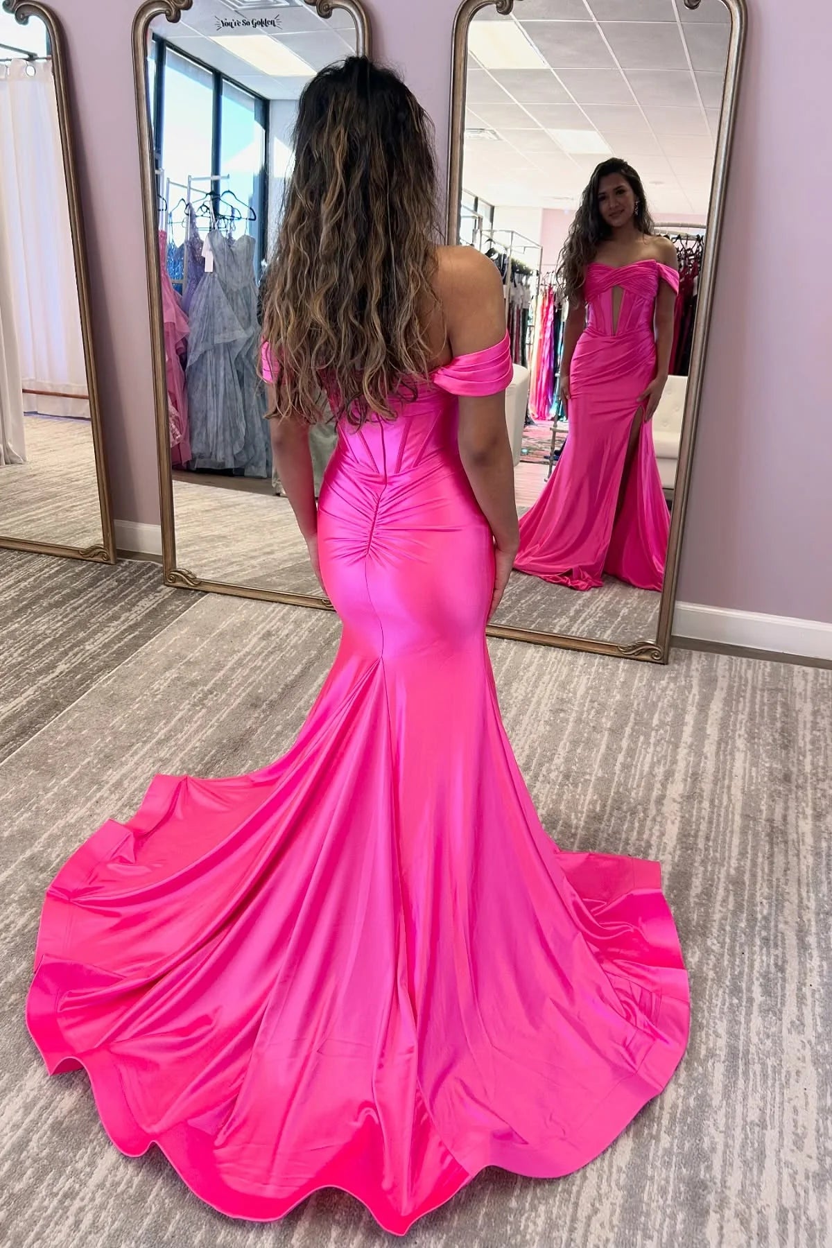 hot pink slip dress True Icon | HOT PINK Satin High-Neck Maxi Slip Dress With Sash