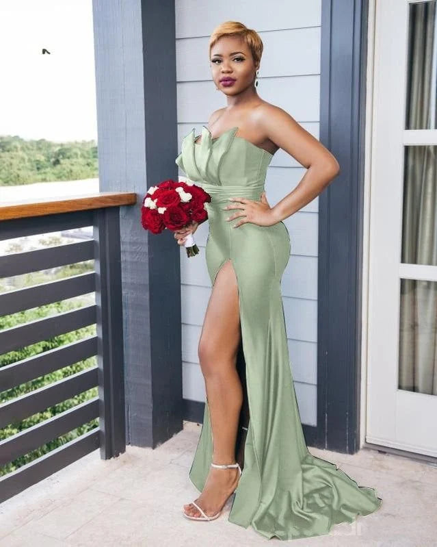 Sexy Sage Green Bridesmaid dress Mismatched Wedding Guest Dress Mychicdress