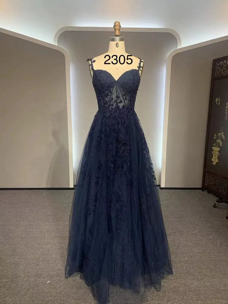 Sheath Sleeveless Corset Lace Prom Dresses Sweetheart Formal Dress