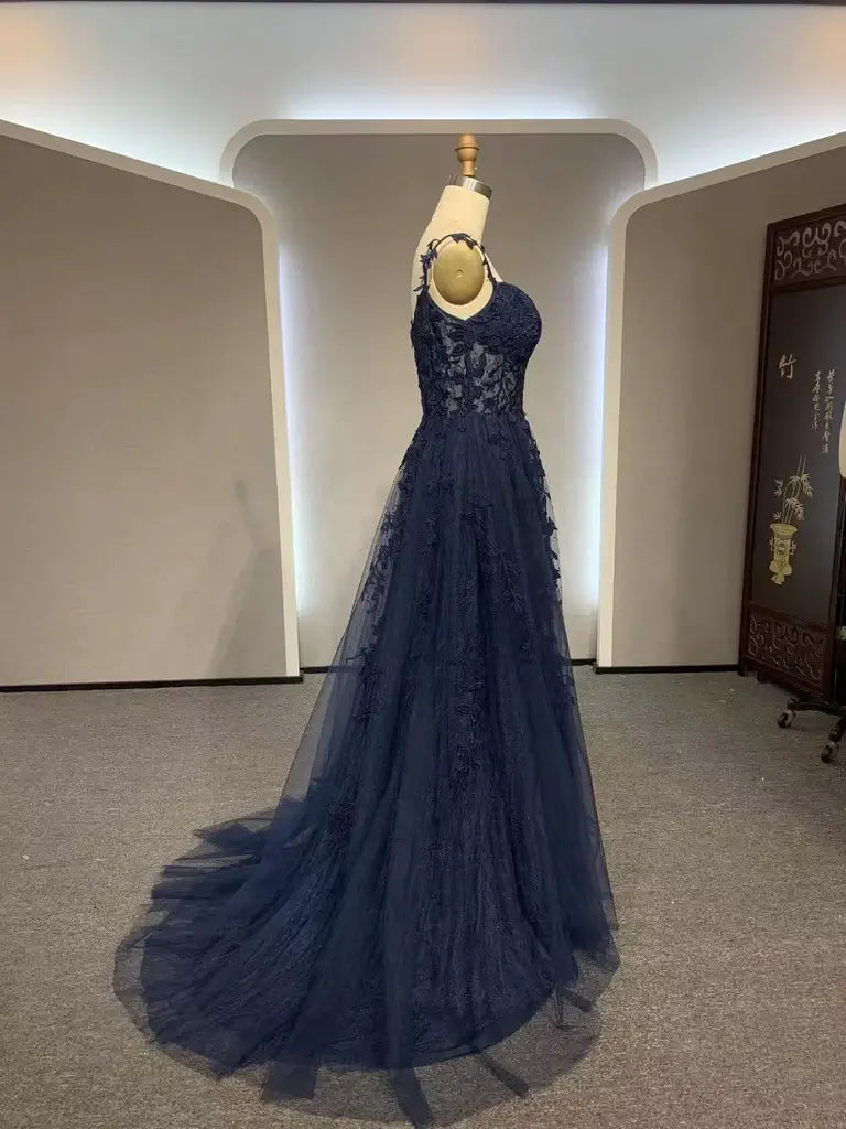 Sheath Sleeveless Corset Lace Prom Dresses Sweetheart Formal Dress