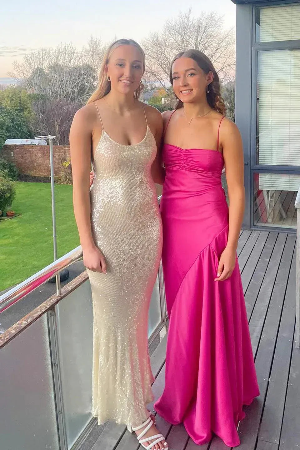 Sheath Strapless Maxi Dress Satin Wedding Guest Dress with Slit