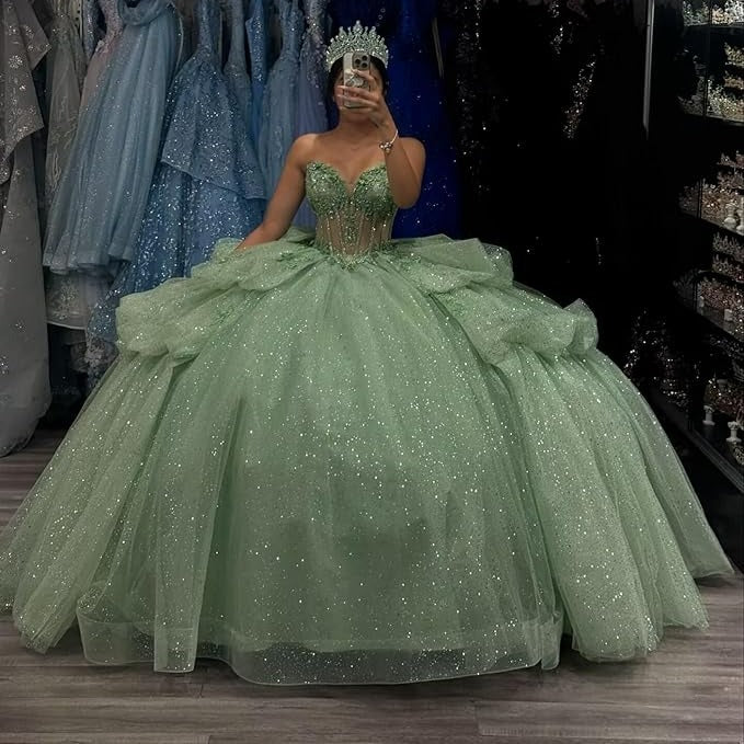 Strapless Lace Red Prom Dress 2026 Corset With Ruffled Appliques MyChicDress Strapless Lace Red Prom Dress 2026 Corset With Ruffled Appliques MyChicDress