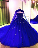Royal Blue Prom Dresses Ball Gown Sweet 16 Quinceanera Dress