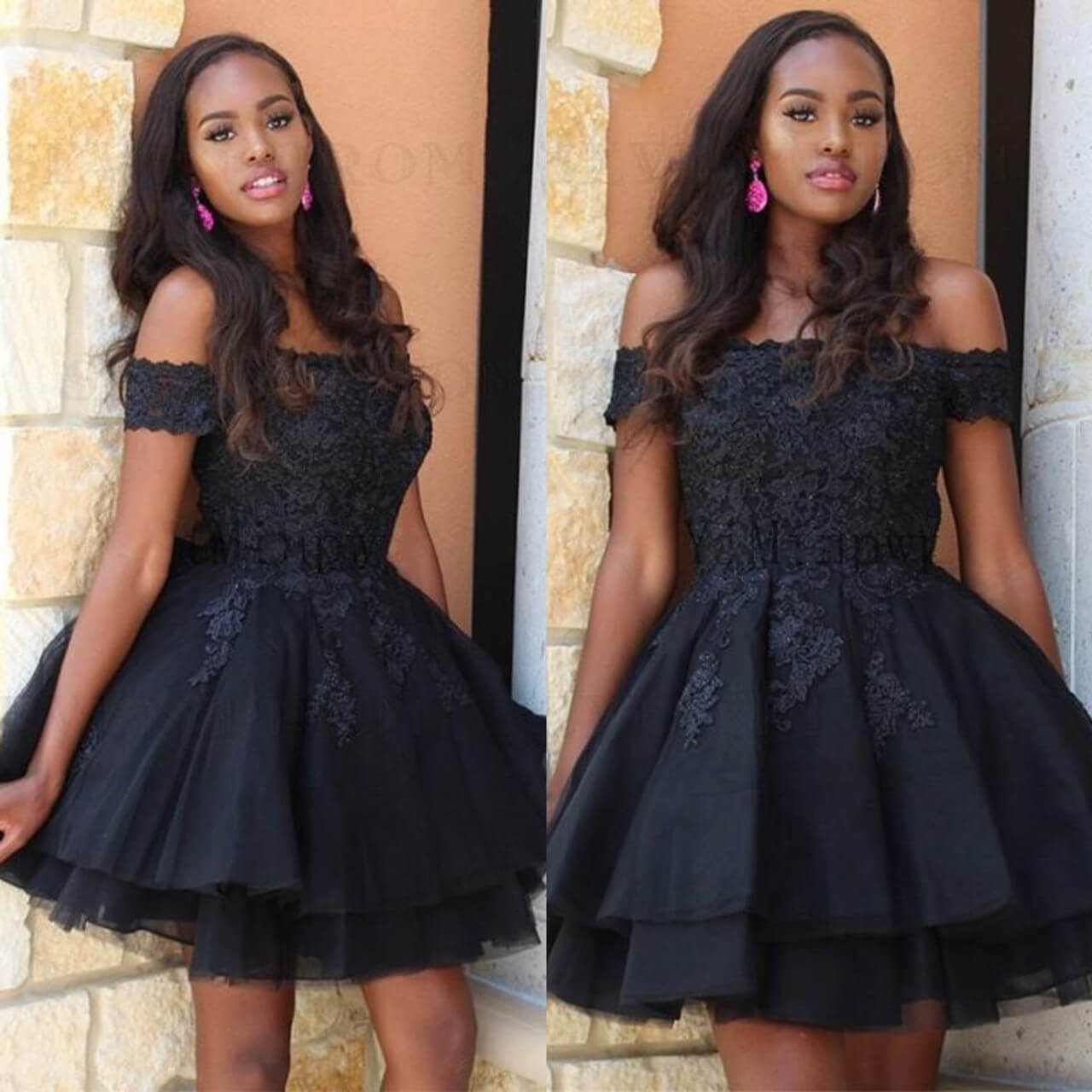 Design Nice Black Dress Black Tulle Black Lace Dress Little Black Homecoming Dresses A Line Black Design Nice Black Dress Black Tulle Black Lace Dress Little Black Homecoming Dresses A Line Black