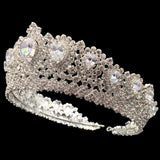 Bling Bling Wedding Crown Zirconia Crystal Woman Tiaras and Crowns For Quince Party