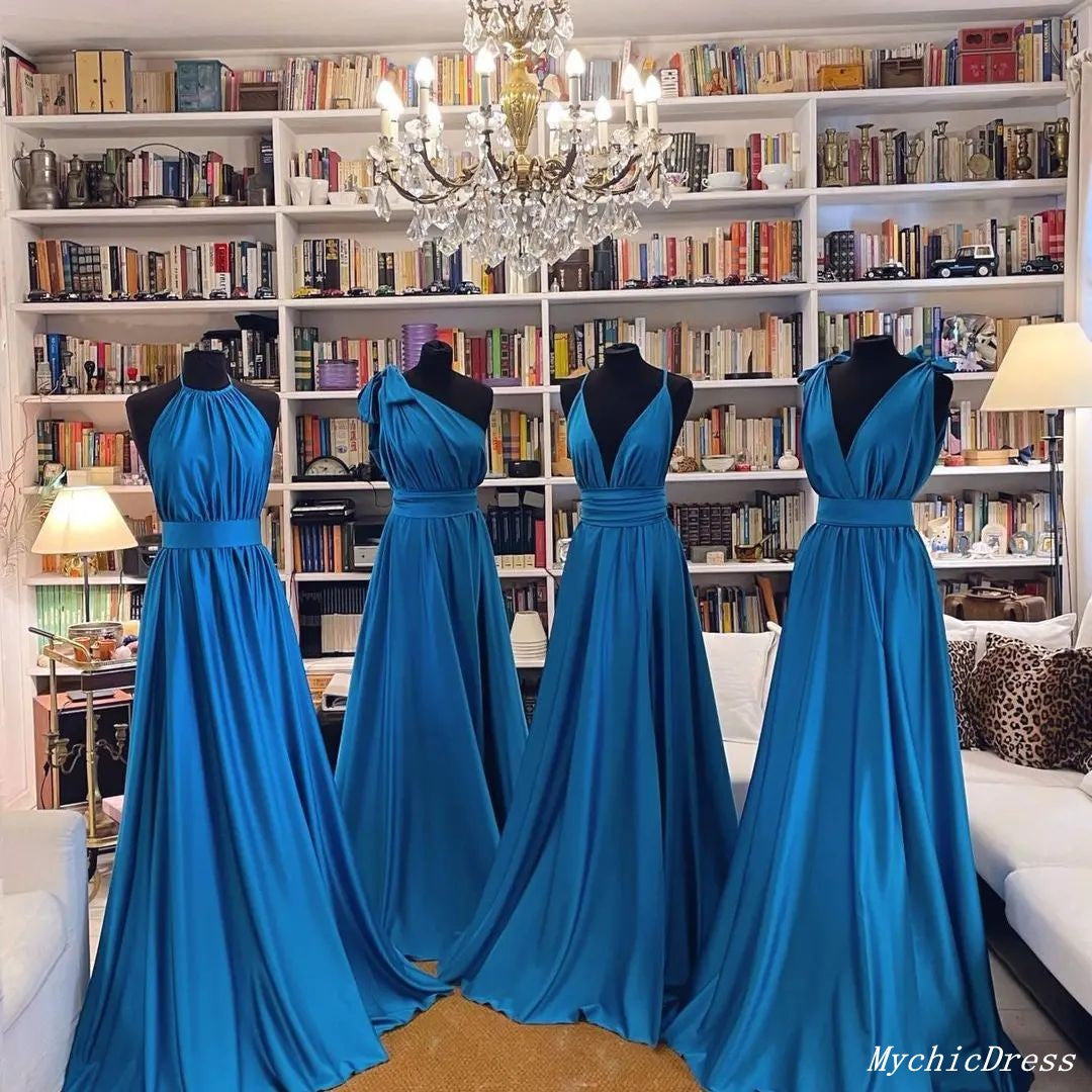 Cheap Beach Chiffon Blue Bridesmaid Dresses Simple Long Wedding Guest MyChicDress Cheap Beach Chiffon Blue Bridesmaid Dresses Simple Long Wedding Guest MyChicDress