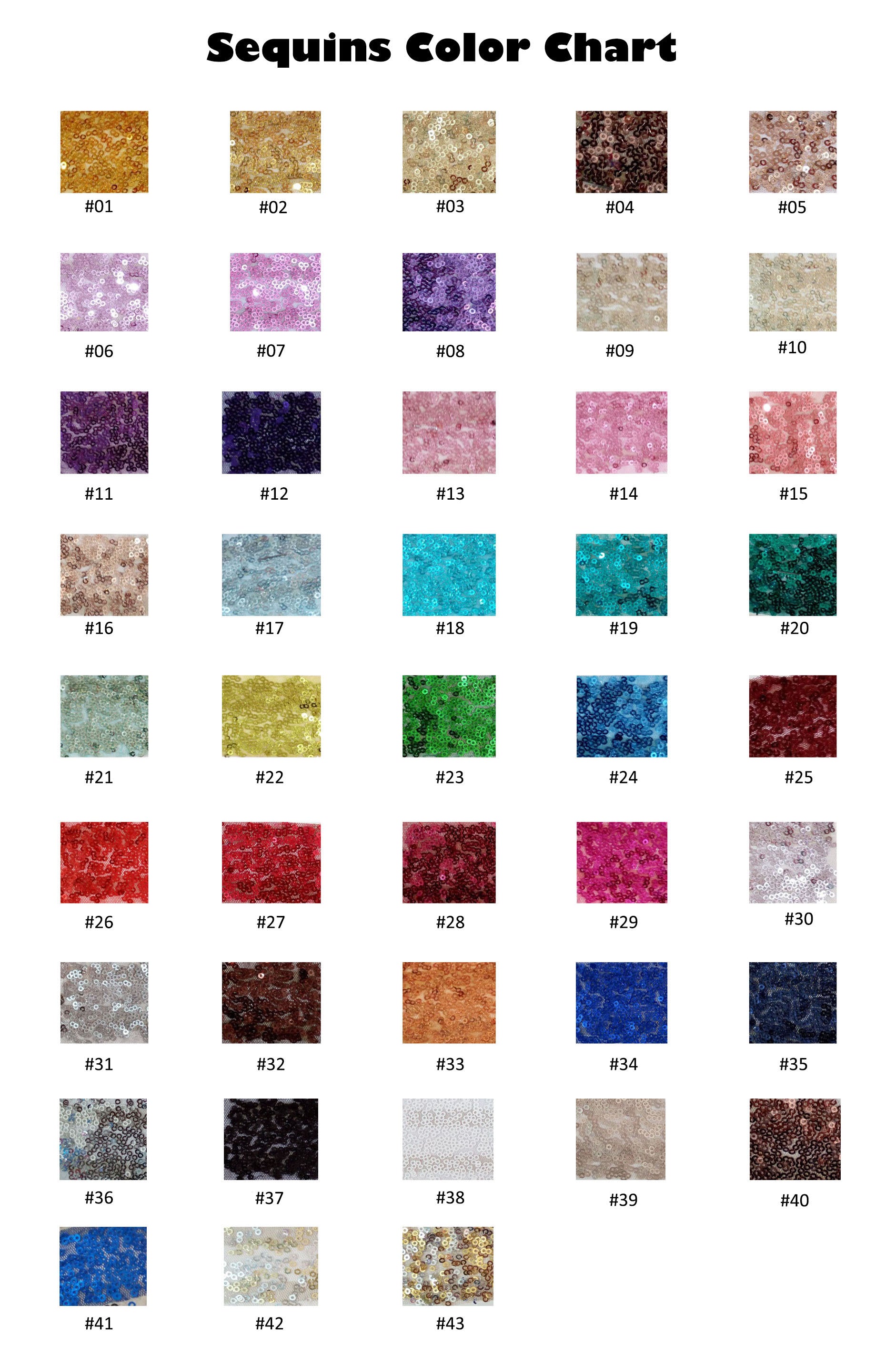 Color Swatch Book for Chiffon, Satin, Elastic Satin, Spandex, Sequin MyChicDress