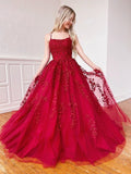 Best Long Burgundy Lace Prom Dresses Wine Red Evening Dresses