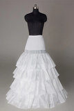 4 Tier Floor Length A-Line Wedding Petticoats