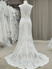 Gorgeous Lace Vintage Boho Wedding Dresses Mermaid Long Bridal Gowns MyChicDress