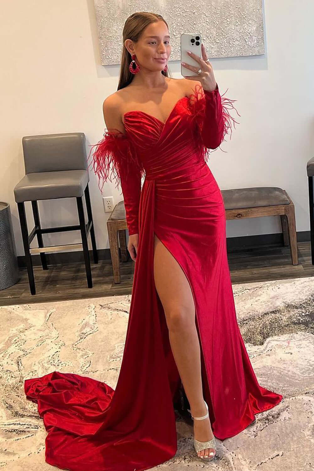 Red Long Prom Dresses 2024
