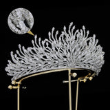 High Quality Rhinestone Tiaras Bridal Crowns Quince Headwear Crown