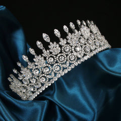 Luxury Crystal Tiara Quinceanera Crown Princess Crowns Wedding Crowns