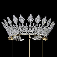 Luxury Rhinestone Tiaras Bridal Crowns Quinceanera Headwear Crown