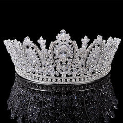 Crystals Princess Diamond Crown for Wedding Party