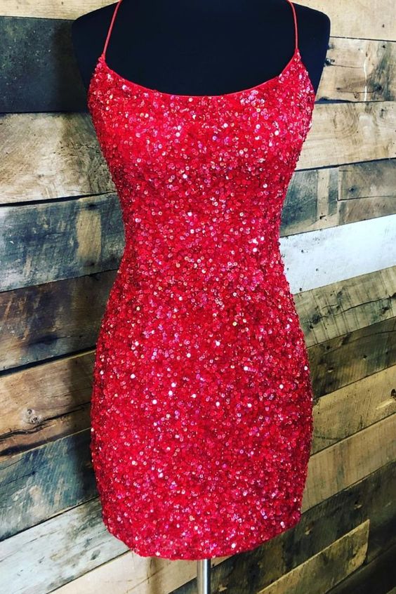 Red short mermaid dress new arrivals
