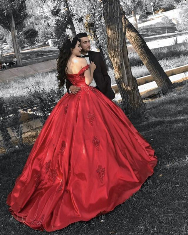 long red graduation dresses Simple Red Satin Long Prom Dress, Formal Graduation Dresses US 6 / Custom Color