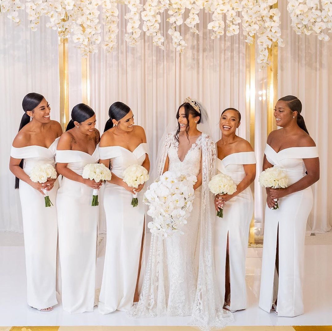 White Bridesmaid Dresses – MyChicDress