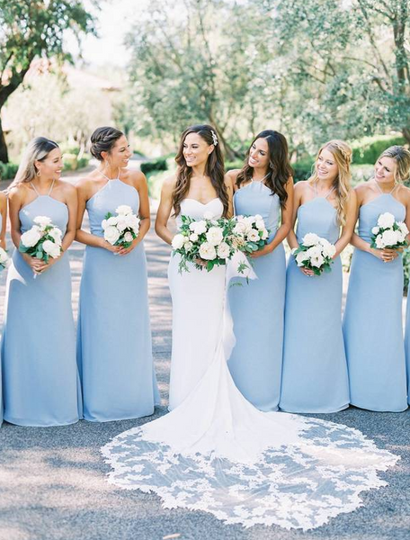 pale lavender bridesmaid dresses Chiffon Dusty Purple Wedding Guest Dress Straps Long Dress Custom Size / Same as Picture Size_40W x 29L sleeve bridesmaid dress Woman Dress Midi Birthday Fit:Long