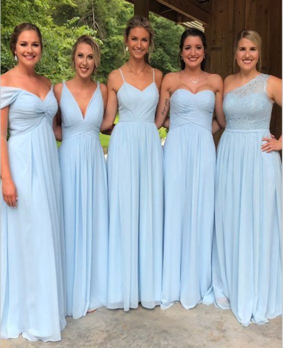 cheap bridesmaid dresses long