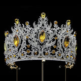 Top Quality Rhinestone Quinceanera Crown Tiaras Headwear Crowns