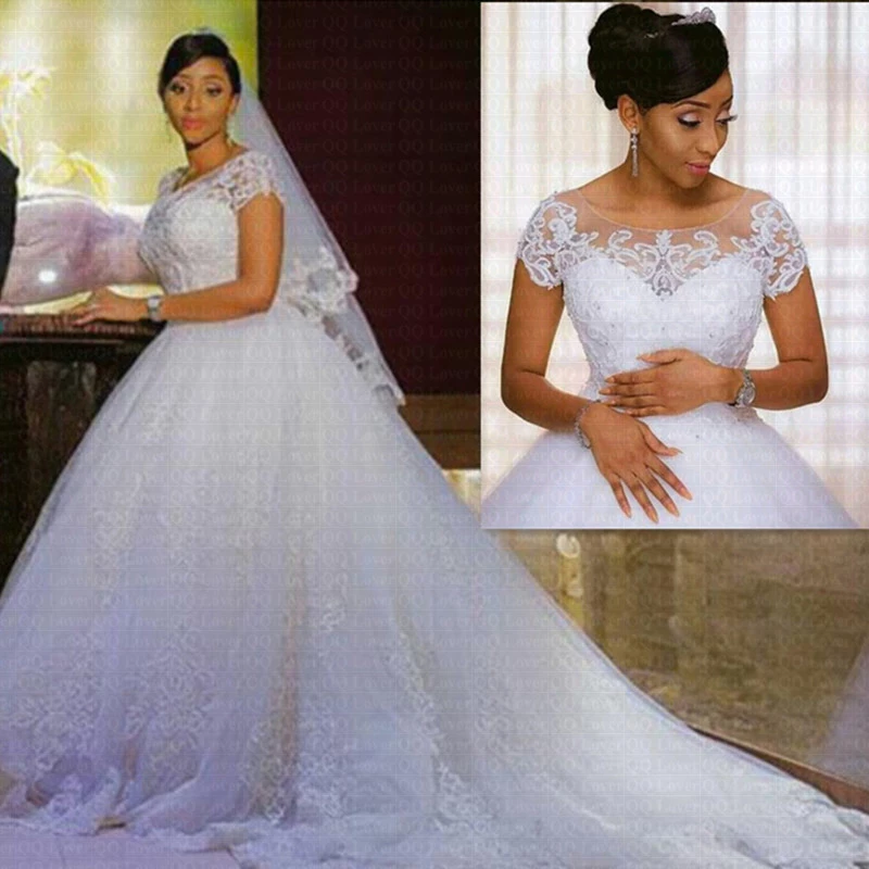 winter Lace African Wedding Dresses