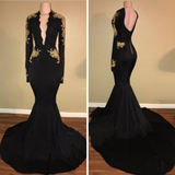 Black Gold Prom Dresses