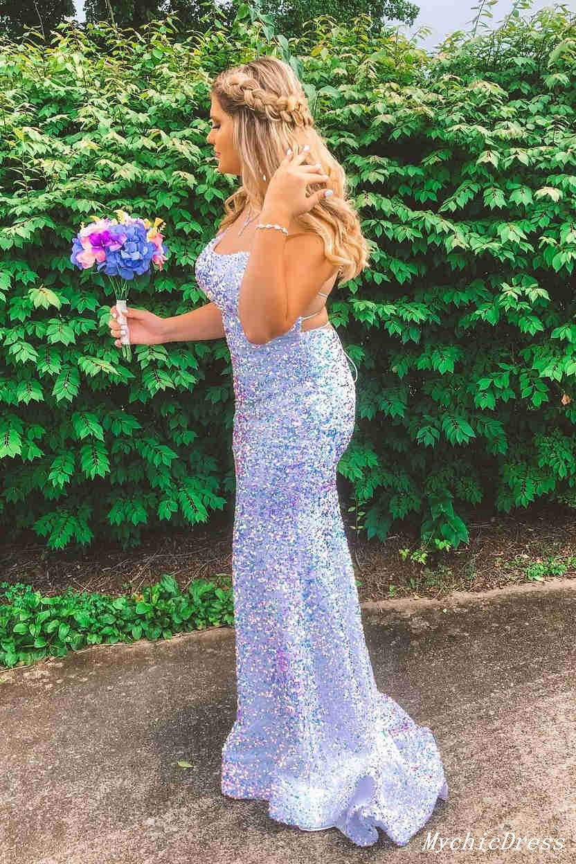 Lace Long Prom Dress UK | Long Sleeve Evening Gowns With Split | 27dress.co. uk