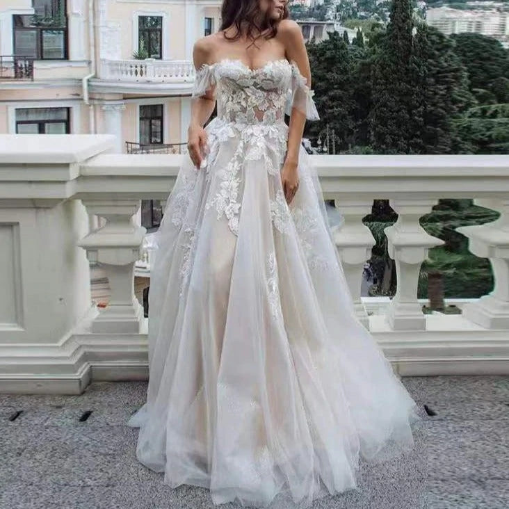cheap Lace Wedding Dresses Boho