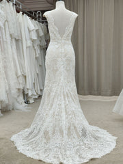 Gorgeous Lace Vintage Boho Wedding Dresses Mermaid Long Bridal Gowns