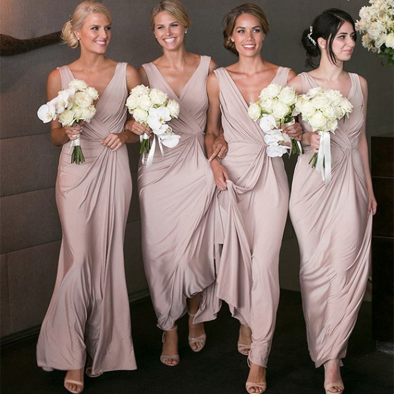 pink Bridesmaid Dresses Cheap